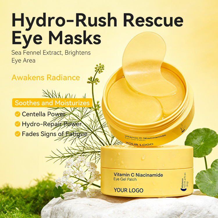 Yellow Hydro-Rush Rescue Eye Masks (2) Yellow Hydro-Rush Rescue Eye Masks (2)
