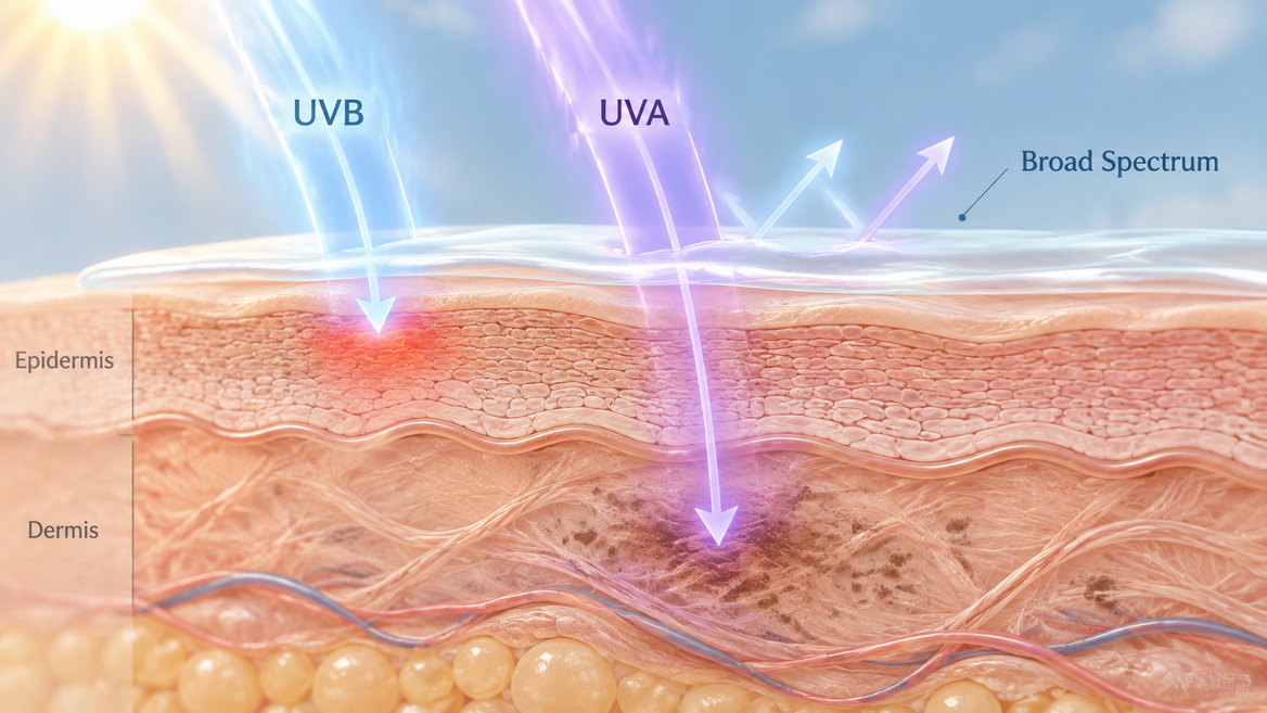 UVA UVB Skin Protection Layers UVA UVB Skin Protection Layers