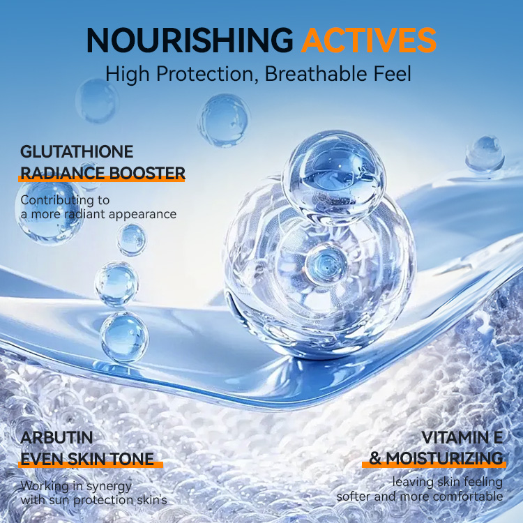 Glutathione Brightening Sunscreen Essence Lotion (4) Glutathione Brightening Sunscreen Essence Lotion (4)