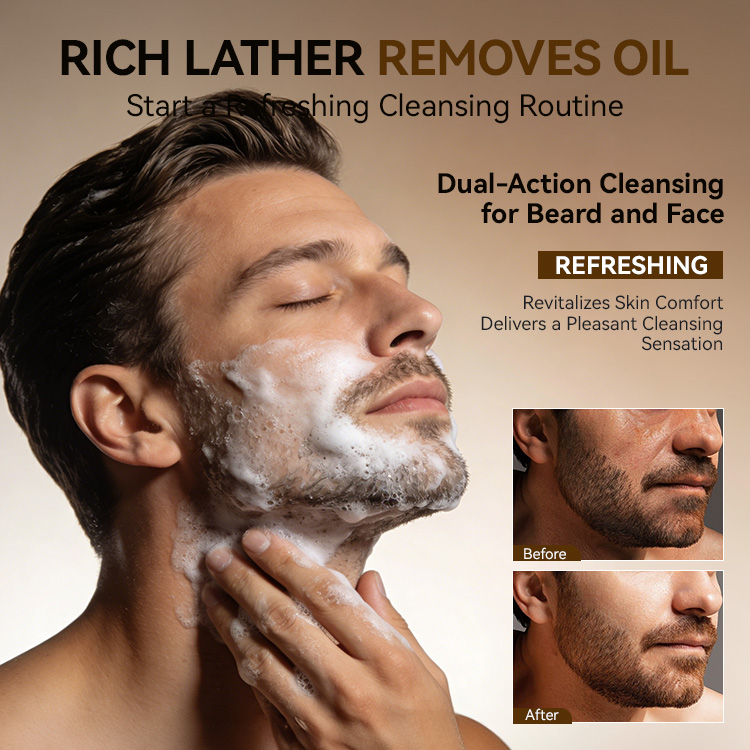 Sandalwood Gentle Cleansing Beard Face Wash