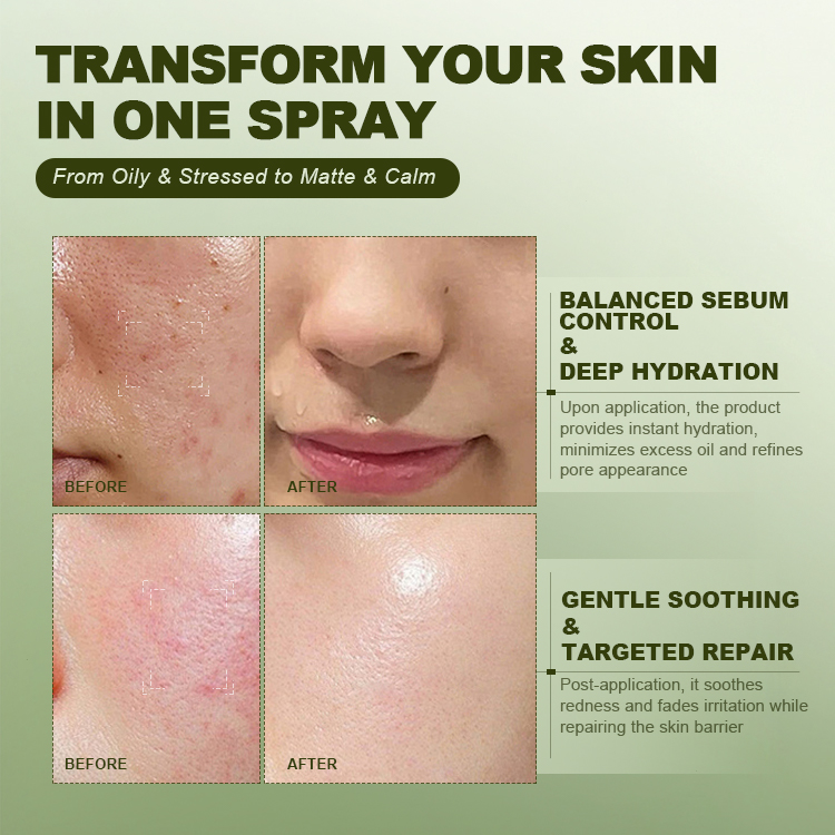 Green Tea Soothing Oil-Control Toner Spray