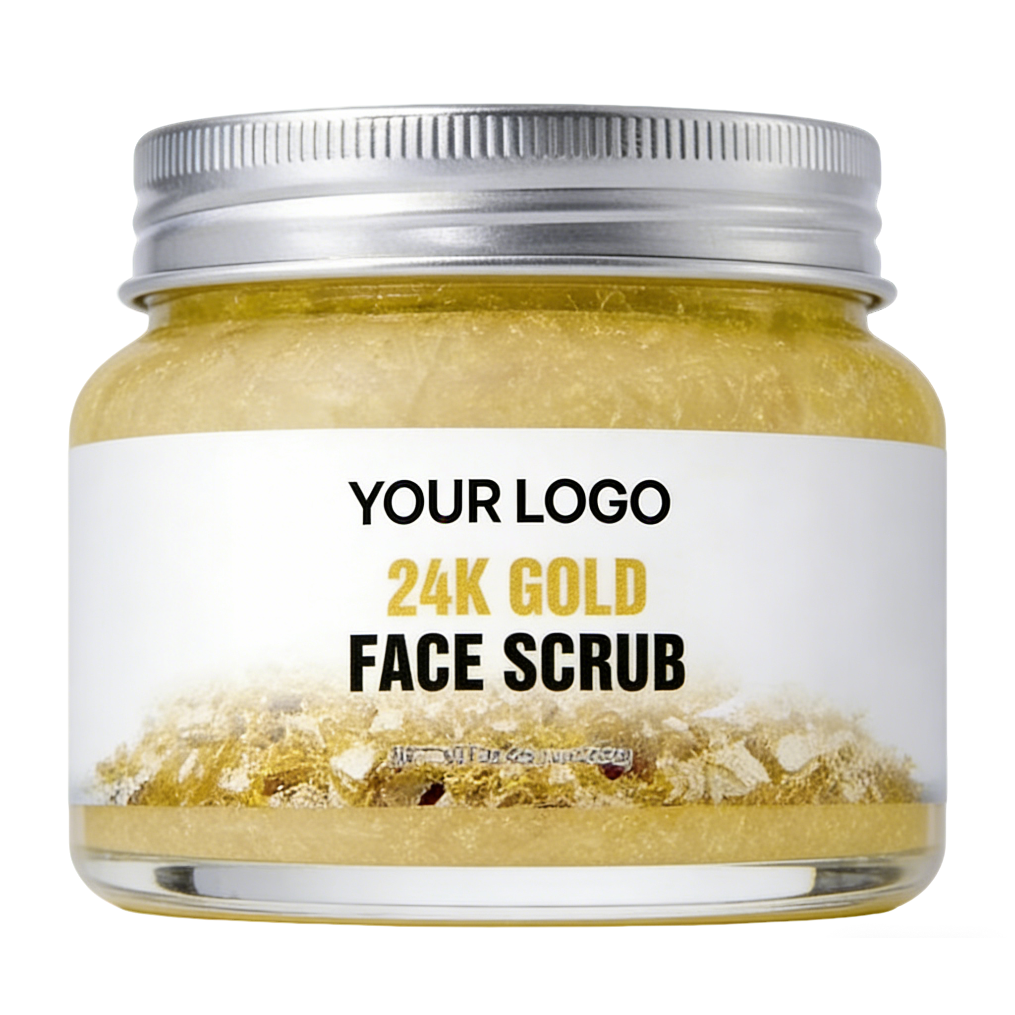 24K Gold Luxury Brightening Face Scrub
