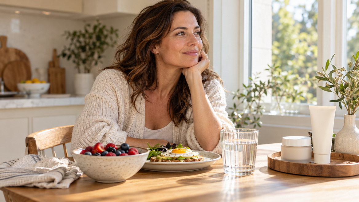 Balanced Nutrition And Daily Skincare