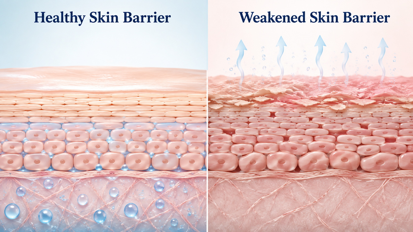 Healthy Skin Barrier Comparison