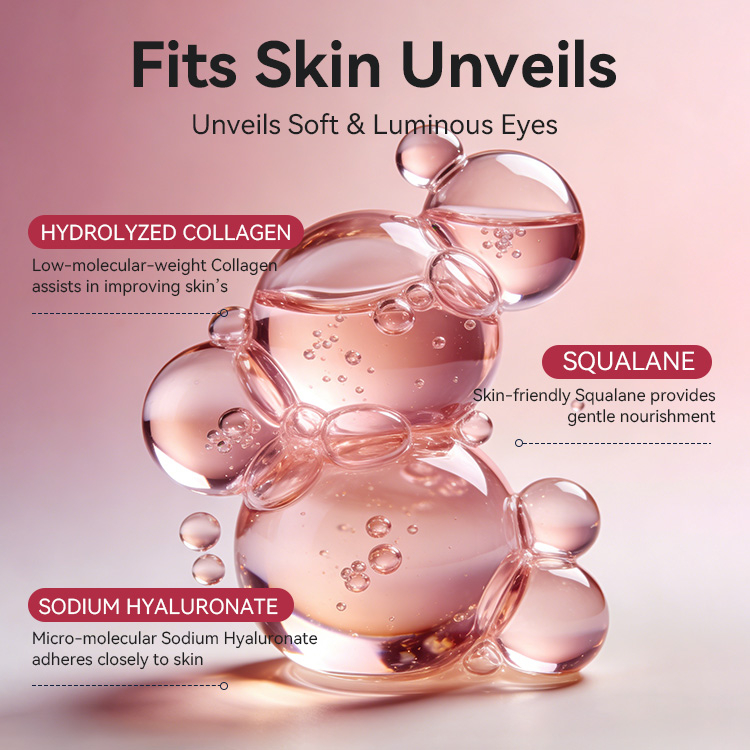 Pink Line-Smooth Calming Gel Eye Patches