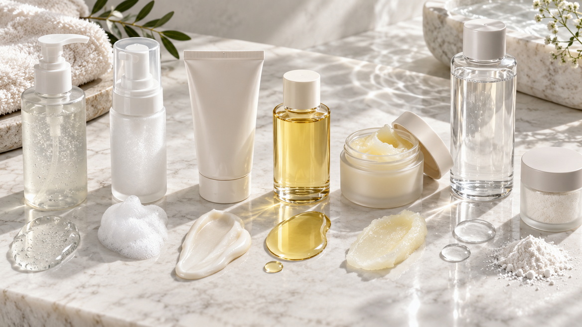 Different Types of Facial Cleansers: How To Choose The Right Formula for Every Skin Type