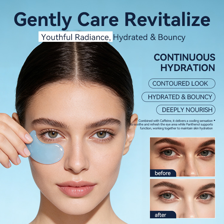 Blue Hydro-Firm Gel Eye Patches