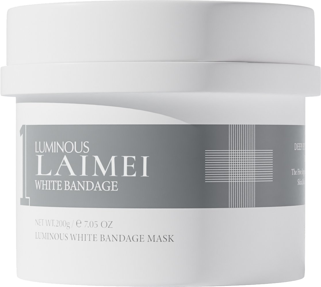 White Brightening Spot-Reducing Bandage Mask