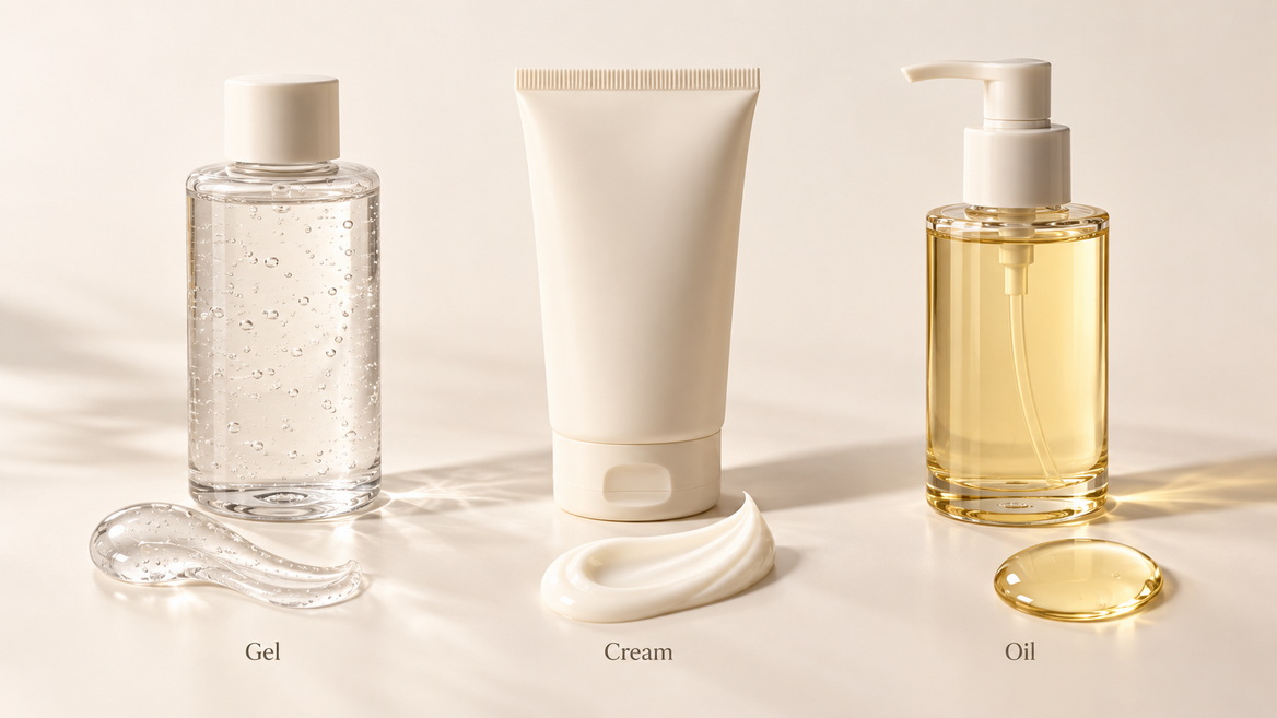 Gel vs Cream vs Oil Cleansers: Which Should Your Skincare Brand Sell?