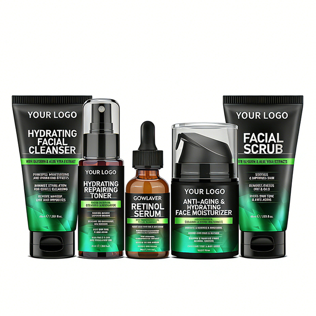 Men's Charcoal Ginseng 5-in-1 Skincare Set