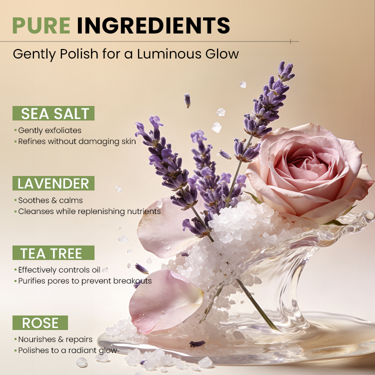 Lavender Soothing Relaxing Face Scrub