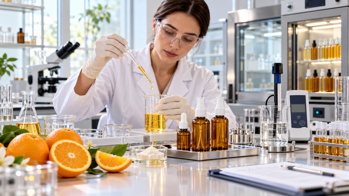 Vitamin C Glow Spray Formula Development