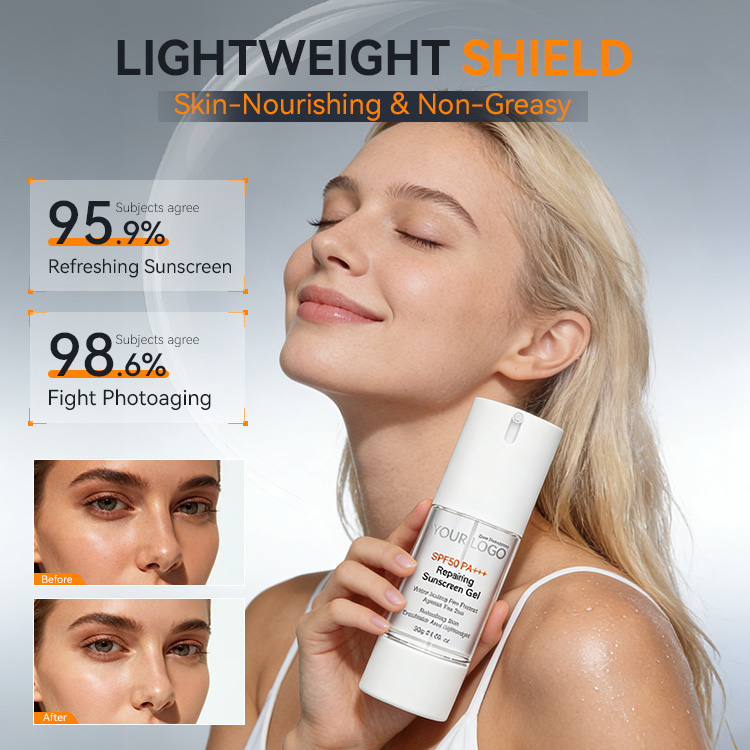 Sun Shield Protective Repairing Sunscreen Gel SPF50